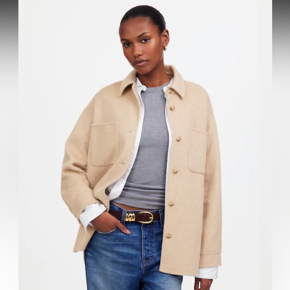 Madewell Double Long Faced Shirt Jacket